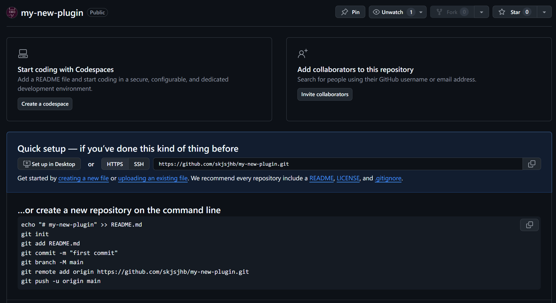 GitHub Repo Init