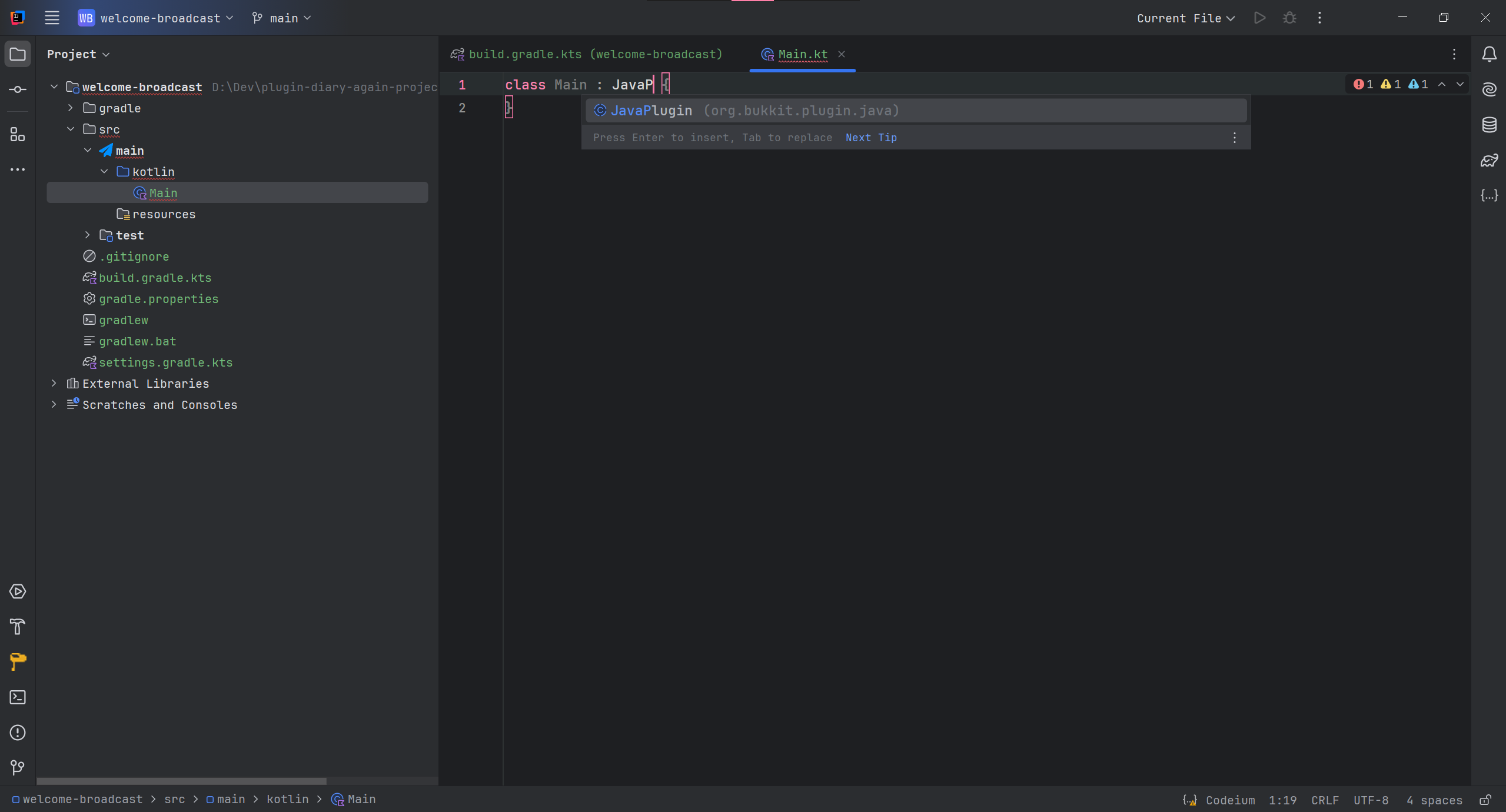 IDEA IntelliSense